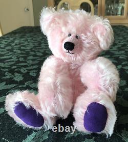 10 Pink Mohair OOAK Artist Teddy Bear Body Language Bears by Phyllis 2003