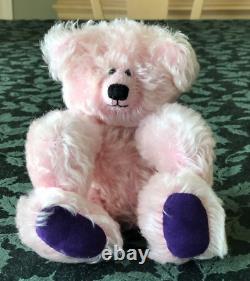 10 Pink Mohair OOAK Artist Teddy Bear Body Language Bears by Phyllis 2003