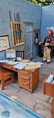 112 Scale Roombox Wild West Jail Artist Made OOAK by Ella M. Reulbach