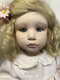 17 OOAK Artist Doll Cloth & Oil Paint Limited Page By Kate Lackman Blonde
