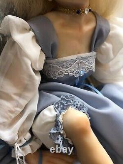 18.5 Artist OOAK Hand Painted Poured Resin Candy's Character Laurel Angel #S