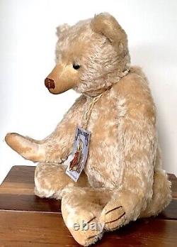 19 MOHAIR ARTIST OOAK TEDDY BEAR'SELBOURNE' by D. ELLERTON OF JAC-Q-LYN BEARS