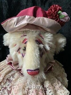 1989 ONE OF A KIND Cindy Martin Yesterbear Ex. Lg. Hearts and Flowers Clown