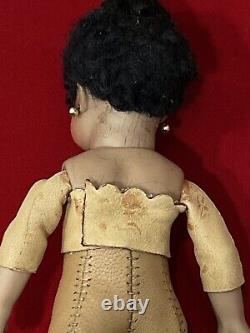 1998 6.5 Black Bru Antique Reproduction Artist Doll