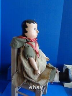 20 Nancy Castendyk Peg Wooden Type Doll- Ooak Artist Made Doll