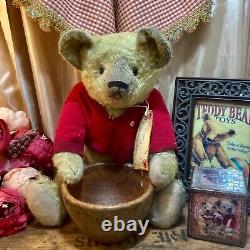 21 Ooak Teddy Bear'logan' New 1914 Series By Deb Beardsley/beardsley Bears