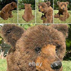 23x 18x 20 Mohair Realistic Bear Cub OTTO by Michael J. Woessner