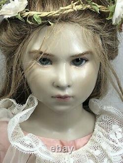 27 Artist Made Doll By Brigitte Deval Virginia 57/250 Wax Over Porcelain Girl S