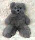 37 Gray Plush Alpaca Teddy Bear. 100% Baby Alpaca. 37 Inches Tall. Handmade Toy