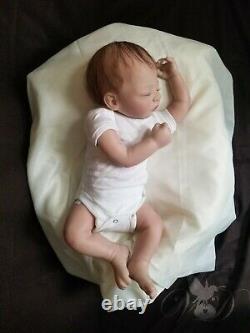 Adorable Sleeping Reborn Baby Boy, 4lbs 3oz, 18, Artist Victoria Davidson