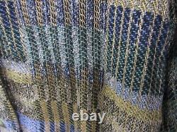 Adriane Nicolaisen Fiber Art Handwoven Webworks Art-to-Wear Jacket OOAK 14 44''B