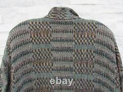 Adriane Nicolaisen Fiber Art Handwoven Webworks Art-to-Wear Jacket OOAK 14 44''B