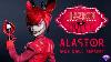 Alastor The Radio Demon Hazbin Hotel Ooak Doll Repaint