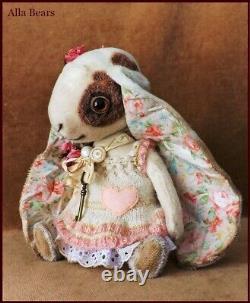 Alla Bears artist Bunny Rabbit Old doll OOAK decor anime Japan