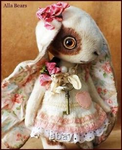 Alla Bears artist Bunny Rabbit Old doll OOAK decor anime Japan