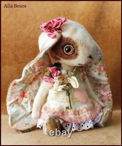 Alla Bears artist Bunny Rabbit Old doll OOAK decor anime Japan