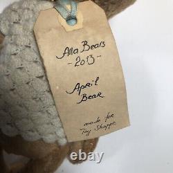 Alla Bears artist OOAK Bear April Bear 2013