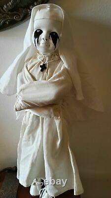 American Horror Story Nun Doll Artist Made Horror Porcelain OOAK Doll