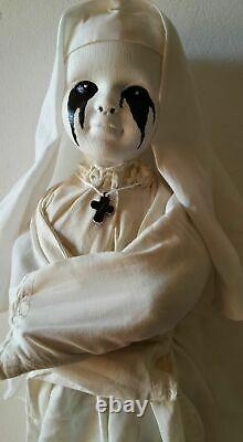 American Horror Story Nun Doll Artist Made Horror Porcelain OOAK Doll