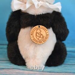 Andrew panda teddy bear fantasy art handmade OOAK collectible toy gift 8 in