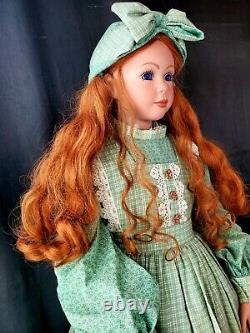 Anne of Green Gables Prarie girl 35 redhead Porcelain Artist Doll Marie Lutsky