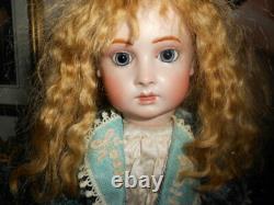 Antique Reproduction French Halopeau Artist Bisque Doll