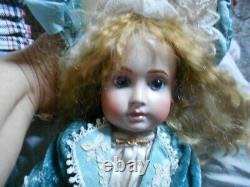 Antique Reproduction French Halopeau Artist Bisque Doll