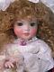 Antique Repro Sfbj Bisque Bebe Doll 22 Batiste Dress Lace Bonnet Artist Signed