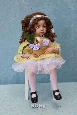 April OOAK 14 Porcelain Doll from Dianna Effner mold Expressions MAFD