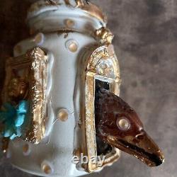 Art doll accessories artist ooak original house puppet castle princess eagle dog