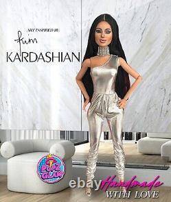 Articulated KARDASHIAN OOAK Handmade Customized Celebrity 12 Doll