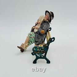 Artisan MARCIA BACKSTROM Old Street Bird Lady Doll Dollhouse Miniature RARE