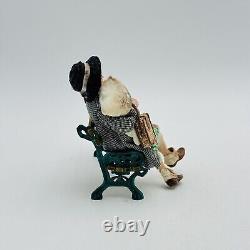 Artisan MARCIA BACKSTROM Old Street Bird Lady Doll Dollhouse Miniature RARE