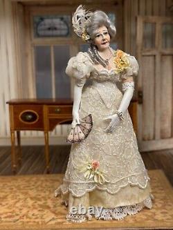 Artisan Miniature Dollhouse Doll Original Marcia Backstrom Sculpt Regency Lady