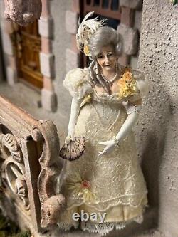 Artisan Miniature Dollhouse Doll Original Marcia Backstrom Sculpt Regency Lady