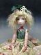 Artist Doll Blond Hair Feathers Gold Shoes Ooak