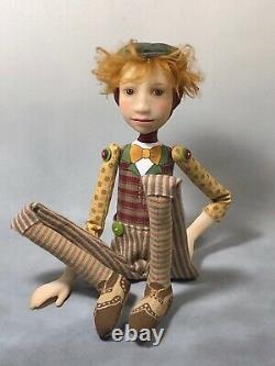 Artist Doll Boy By Dianne Adam Red Hair Freckles Wingtip Shoes OOAK