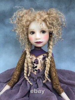 Artist Doll By Dianne Adam Blond Hair Dreads Gold Shoes OOAK