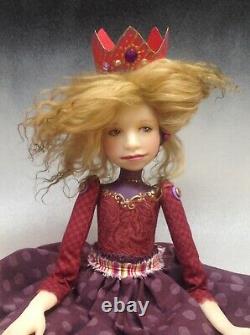 Artist Doll By Dianne Adam Blond Hair Princess Crown OOAK