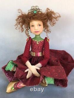 Artist Doll By Dianne Adam Christmas Theme Princess Crown OOAK