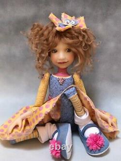 Artist Doll By Dianne Adam Light Brown Hair Big Shoes OOAK