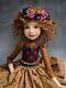 Artist Doll By Dianne Adam Light Brown Hair Freckles Flower Halo Ooak