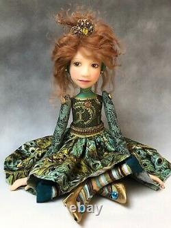 Artist Doll By Dianne Adam Princess Crown Gold Shoes OOAK