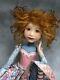 Artist Doll By Dianne Adam Red Hair Freckles Gold Shoes Ooak