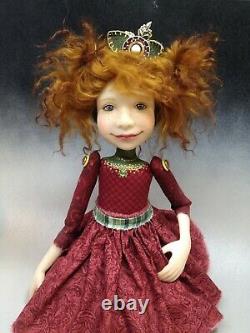Artist Doll By Dianne Adam Red Hair Freckles Gold Shoes OOAK