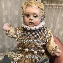 Artist Doll KATHY REDMOND Antique Doll Reproduction Royal Medieval Baby