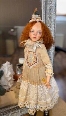 Artist Doll OOAK princess July handemade Art Dolls