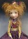 Artist Doll Red Hair Freckles Big Shoes Ooak