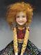Artist Doll Red Hair Freckles Gold Shoes Ooak