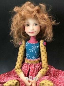 Artist Doll Strawberry Blond Hair Pink Shoes OOAK